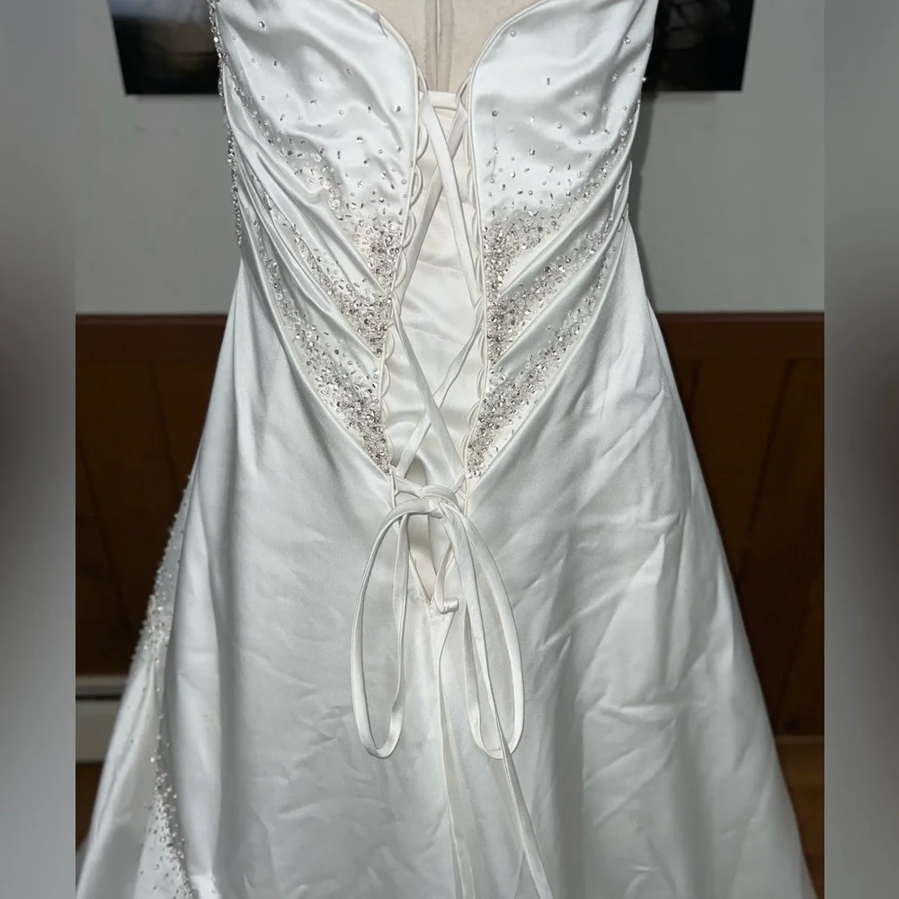 Pretty Vintage 90s Maggie Sottero Couture Corset Wedding Gown! - Picture 6 of 7